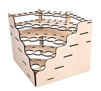 Model Paint Rack for Painting Bottle Brushes Tools Storage 90 Deg 24 Holes