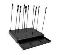 Model Painting Stand Fixed Bracket - Durable Aluminum & Acrylic Holder for Airbrushing & Spray Work- Style C