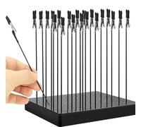 Model Painting Tool with Large Base and 20 Pieces Crocodile Clips, Model Making Paint Stand, Painting Tools, Paint Stand for Gundam Hobby Model Part Holder