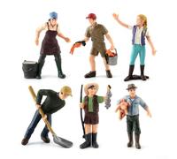 Model People Figures for Farm Simulation, Make Your Layout Come to Life (ZQ372)