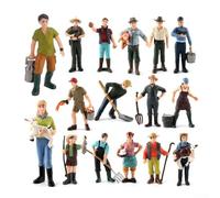 Model People Figures for Farm Simulation, Make Your Layout Come to Life (ZQ374)