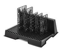 Model Pieces Shelves for Gundam,Holder Stand Organizer Rack for Gundam Model Action Figures DIY Model Making Accessories,Plastic Tool Storage Container for Gundam Hobby Model Making Parts,Black
