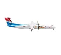 model planes For 1:200 Scale Luxair Dash8-Q400 Die-cast Metal Airplane Model Collectible Toy Aircraft Gift toy airplane kit
