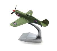 model planes For 1/72 Scale Toy Aircraft Kit US Navy F4U Corsair Carrier-based Land-based Fighter Alloy Aircraft Model Finished Product toy airplane kit(P-40 Fighter)
