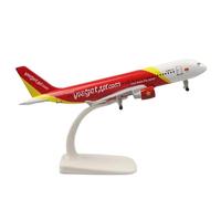 model planes For 20cm Vietjet A320 Die Cast Metal Aircraft Model Aviation Alloy Replica Model Aircraft Gift Decoration toy airplane kit