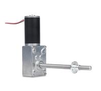 Model power 5840-31ZY Worm gear screw motor M8 screw shaft 12v24V self-locking motor 12-470RPM Smart hobby (Color : 24V, Size : 27)