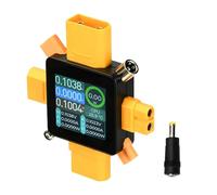 Model Power Meter with 4000W Rating for Equipment, Black | Computer and Data Transfer, Measurement Data Beyond the Screen, Direct-Current Power Testing
