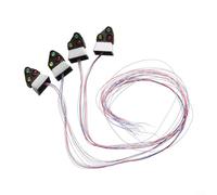 Model Railroad Lighting Solution 3 Light Dwarf Ground Signals for Enhanced Track Visibility and Control