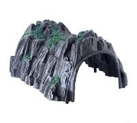 Model Railroad Tunnel Accessories, Simulated Cave Plastic Rockery for Track Decor