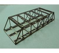 Model Railway Double Track Girder Bridge Wooden Kit OO Gauge Laser Cut 3mm MDF 40cms Long