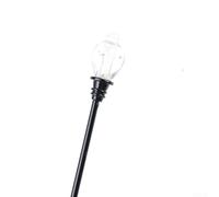 Model Railway LED Street Light, 10Pcs N Scale, Garden Light Model Lamp DIY, Complete with Wires and LEDs, Suitable for 3V/12V Voltage (Warm white)