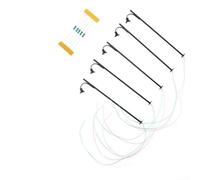 Model Railway Lighting Kit 5x Lattice Mast LED Street Light for HO OO Layouts 103mm Copper Finish