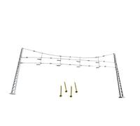 Model Railway Post for Miniature Scenic Model Made of PP Material, Easy to Install, Suitable for Sand Table Decoration, E