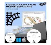 Model Railway Track Planning Design CAD Software - Train Layout Simulation for Hornby OO Gauge - PC or Mac