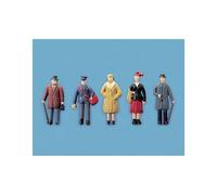 Model Scene OO Passengers Standing Set B
