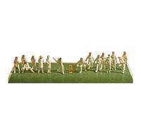 Model Scene Peco Cricket Team Figures OO Scale Ready Painted