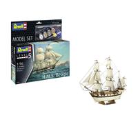 Revell Model Set 65458 Model Set HMS Beagle 1:96 Scale Unbuilt/Unpainted Plastic Model Kit with Accessories