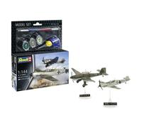 Revell Messerschmitt Bf109E Ju87B Stuka Model Kit Paint Glue 1:144