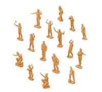 Model Soldiers, DIY Soldier , 16pcs Miniature Playset, Small Toy Army Figures for Children, Birthday , Classroom Activities, Playtime Fun