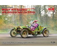 Model T 1913 Speedster with American Sport Car Drivers 1:24 Plastic Model Kit