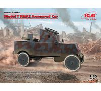 Model T RNAS Armoured Car (100% New Molds) 1:35 Plastic Model Kit ICM