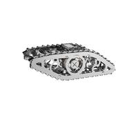 Model Tank Kit Steampunk Dieselpunk Scale Model 3D Model kit Marvel Tank 2 Moving Wind-Up Tank Model 3D Puzzle for Adults Metal DIY Kit Metal Model Co