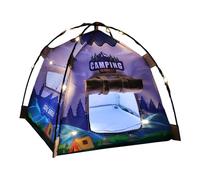 Model Tent - 1:12 Scale Camping Tent Decoration, LED Light Creative Collectors Accent, Realistic Outdoor Scene Miniature Ornament | Ideal for Doll House Rooms, Desk Displays, Home Decoration