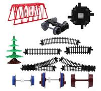 Model Train Accessories for Rail Track Expansion, Enhancing Scenery and Educational Projects (Right split rails)