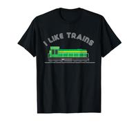 Model Train Collector Kids Railroad Diesel I Like Trains Value Graphic T-Shirt