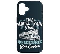 Model Train Dad Miniature Railway Father Scale Railroading Case for iPhone 16