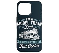 Model Train Dad Miniature Railway Father Scale Railroading Case for iPhone 16 Pro