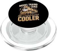 Model Trains Dad Like A Normal Dad But Cooler PopSockets PopGrip for MagSafe