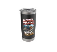 Model Trains Kinda Thing Conductor Railroading Model Train Stainless Steel Insulated Tumbler