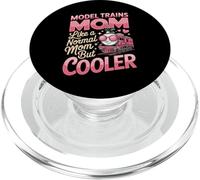 Model Trains Mom Like A Normal Mom But Cooler PopSockets PopGrip for MagSafe