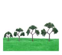Model Tree Trunk Set 5pcs Plastic Components for Ancient Scene Building and Architectural Landscape Visualization (6cm)