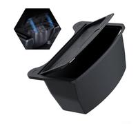 Model Y Rear Storage Box Trash Can for Car Interior - Tpe Fabric 27.5 X 20 X 15.5 Cm Black Compatible Having Model Y 2021-2024