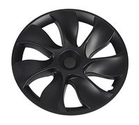 Model Y Wheel Covers 19 Inch, Tesla Model Y Rim Protector, Tesla Model Y Wheel Cover, 4PCS Wheel Hubcap, Matte Black Symmetrical Whirlwind Style Replacement for Tesla Model Y 2020 to 2023