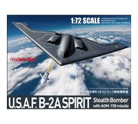 ModelCollect UA72214 USAF B-2A Spirit Stealth Bomber w/AGM-158 1:72 Model Kit