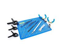 Modelcraft 15-Piece Craft and Model Tool Set, Blue