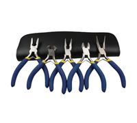 Modelcraft 5-Piece Hobby Pliers and Wallet, Black