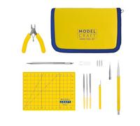 Modelcraft Micro Tool Set - Precision Modelling Hobby Kit for Scale Model, Wargaming, Gundam, Craft, Building & Repairing Models