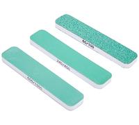 Modelcraft PAB1000 Extra Flexi Slim-Line Sanders x3, Green & White, 1.9 x 0.6 x 9 cm