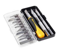Modelcraft PKN3305/S Precision Craft Knife Set , Silver , 16 Piece