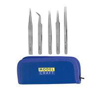 Modelcraft PTW2185/S Tweezers, Blue, 5