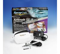 Modelcraft SP30KC Spray Gun With Mini Compressor Modeling