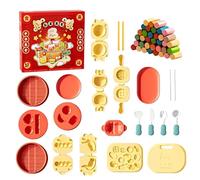 Modeling Clay for Kids, Kitchen Theme Set, 24x26x6.5cm, Kids Clay Sculpting, Pretend Food Kaolin, Creative Art Feature, for Birthday Party Classroom Holiday