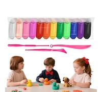 Modeling Clay Kit | Multi-Colors Air Dry Clay Kit for Kid,Colorful Safe Non-Stick Playdough for Craft Activities Classroom School Girls Boys Adults