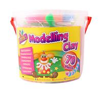 Modeling Clay Playset with over 70 pieces of Creative Modeling Clay, Sculpting, Cutting, and Shaping tools