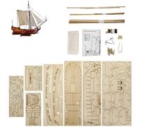 modellife Wood Ship Model Building Kits for Adult - Dutch Royal Yacht 1678 Ship Wooden Model
