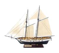 modellife Wood Ship Model Building Kits - Scale 1/130 Assembly Model Kits Classical Wooden Sailing Boat Model Harvey 1847